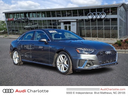 Featured pre-owned 2023 Audi A4 Sedan S Line Premium Sedan for sale in Charlotte, NC