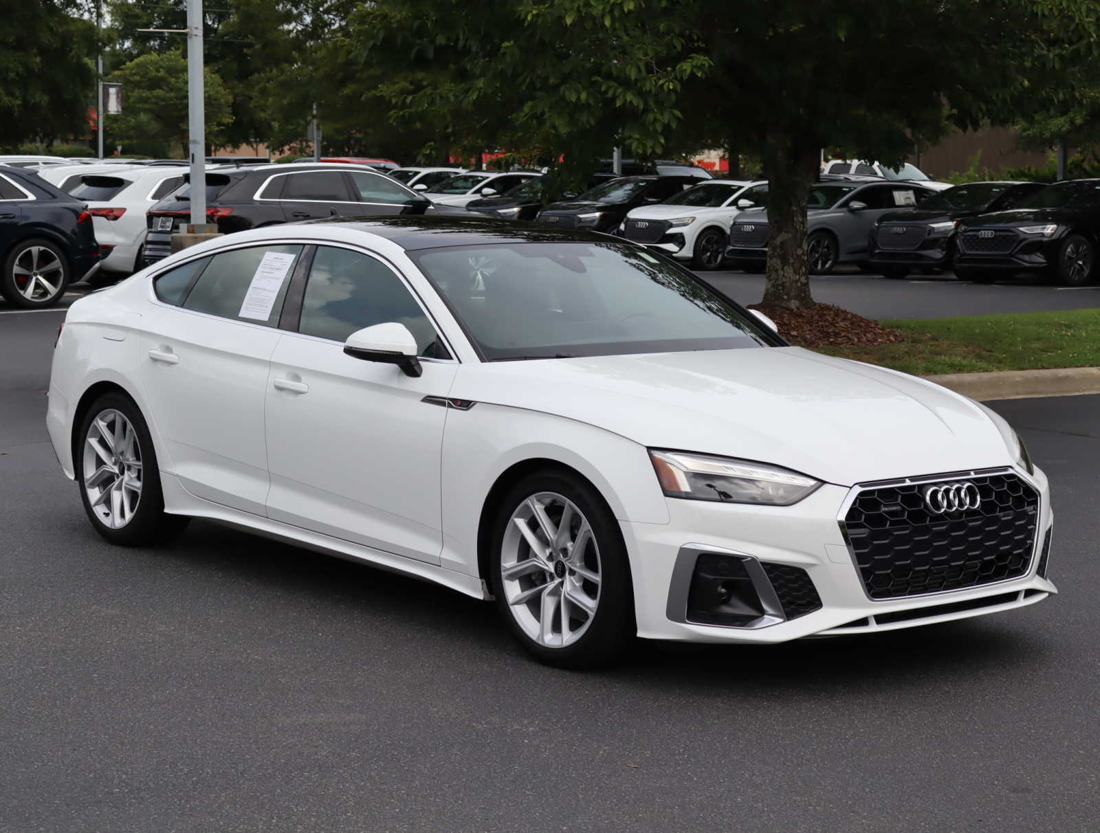 Certified 2023 Audi A5 Sportback Premium Plus with VIN WAUFACF5XPA044178 for sale in Matthews, NC