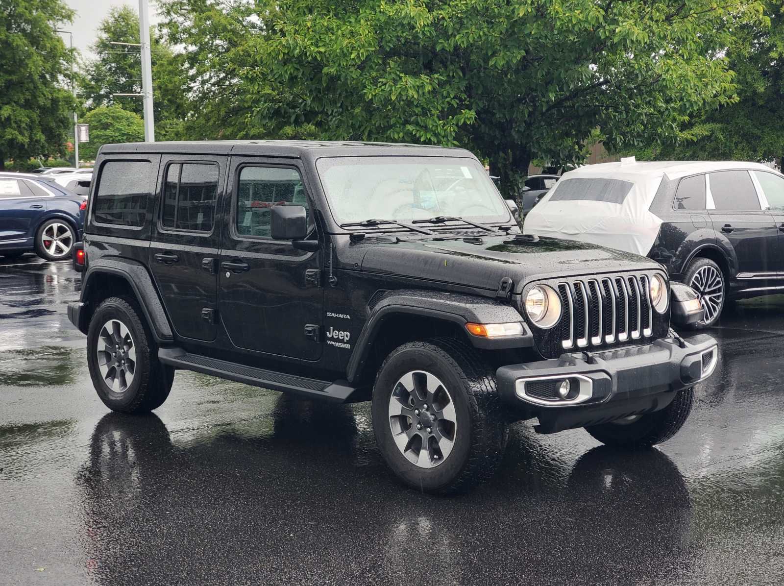 Used 2021 Jeep Wrangler Unlimited Sahara with VIN 1C4HJXEGXMW705910 for sale in Matthews, NC