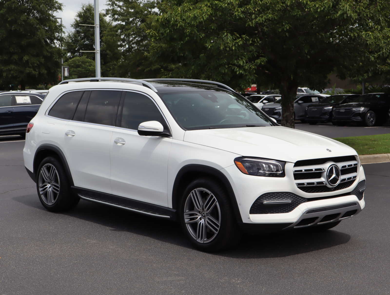 Used 2020 Mercedes-Benz GLS GLS450 with VIN 4JGFF5KE0LA255255 for sale in Matthews, NC