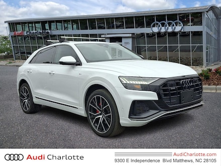 Featured pre-owned 2021 Audi Q8 Premium Plus SUV for sale in Charlotte, NC