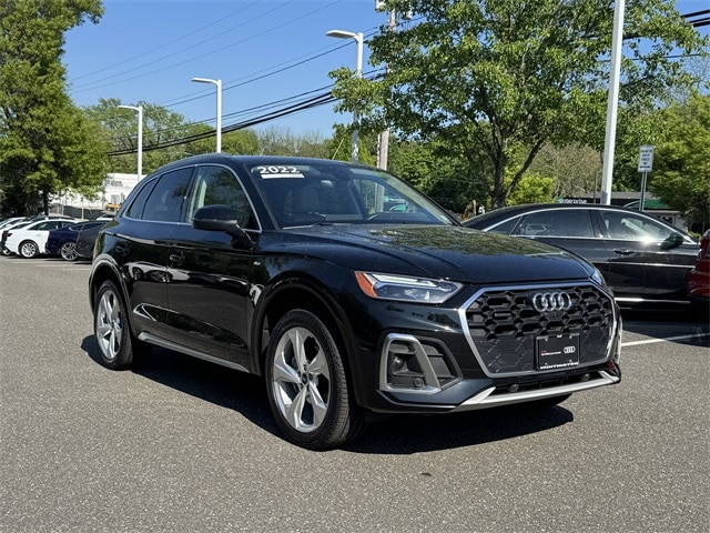 Used 2022 Audi Q5 Premium Plus with VIN WA1EAAFY8N2085830 for sale in Huntington Station, NY