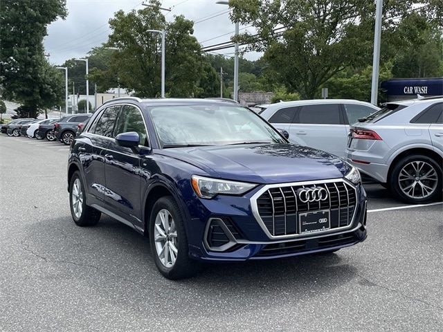 Certified 2021 Audi Q3 S Line Premium with VIN WA1DECF31M1042757 for sale in Huntington Station, NY