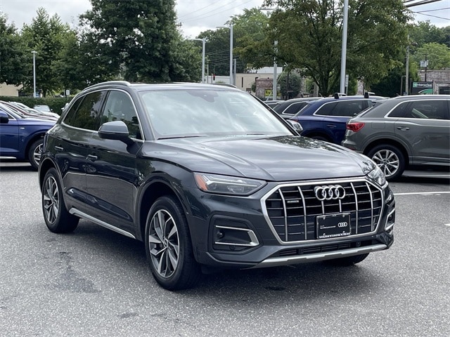 Certified 2021 Audi Q5 Premium with VIN WA1AAAFY7M2032159 for sale in Huntington Station, NY