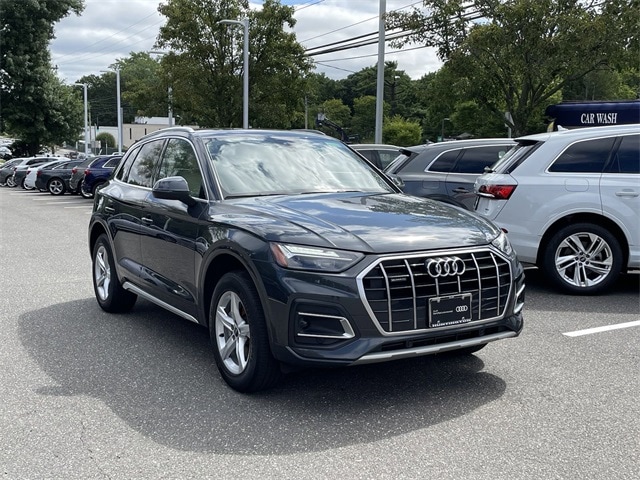 Certified 2021 Audi Q5 Premium with VIN WA1AAAFY6M2111337 for sale in Huntington Station, NY