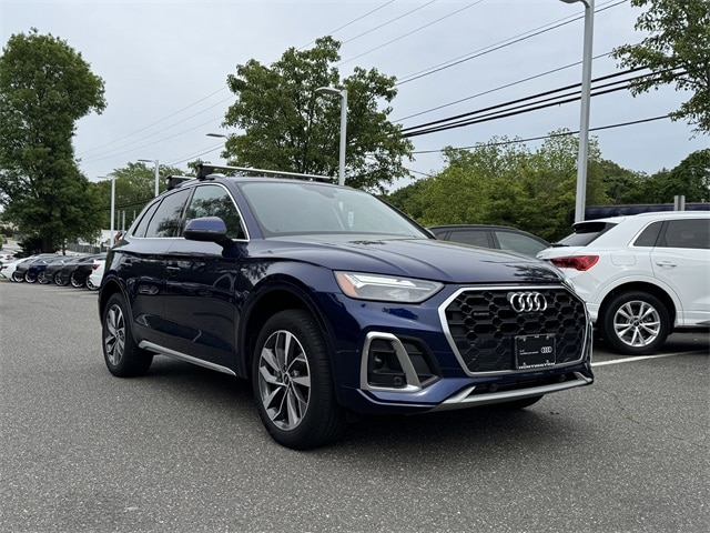 Certified 2022 Audi Q5 Premium Plus with VIN WA1EAAFY8N2086850 for sale in Huntington Station, NY