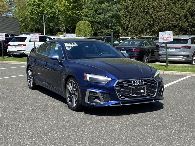 Certified 2022 Audi S5 Sportback Premium with VIN WAUA4CF52NA033934 for sale in Huntington Station, NY