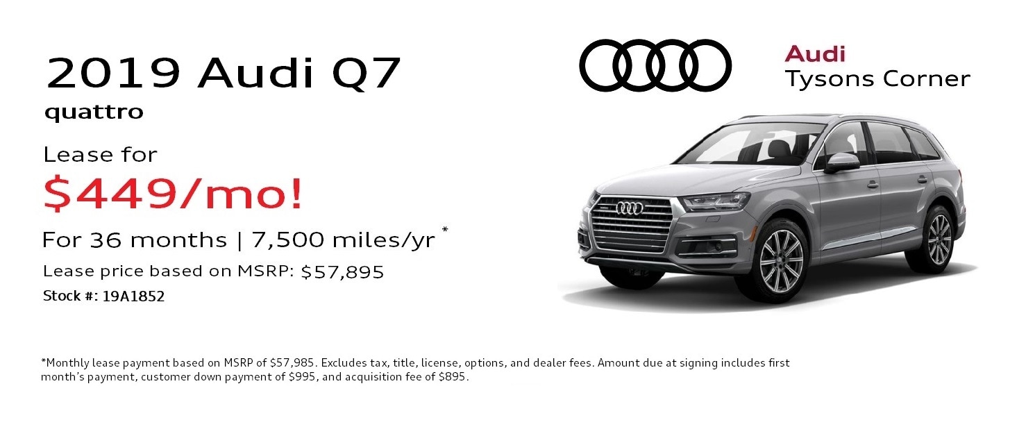Vienna's Audi Tysons Corner New & Used Luxury Cars & SUVs