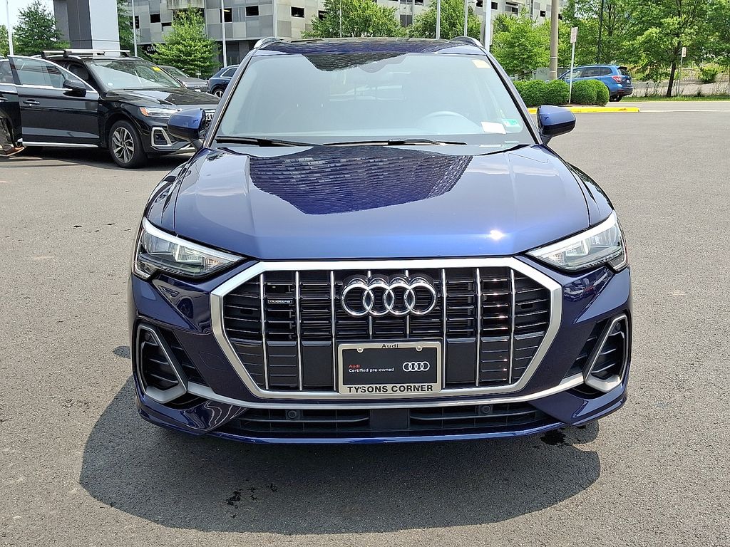 Certified 2022 Audi Q3 S Line Premium with VIN WA1DECF3XN1124259 for sale in Vienna, VA