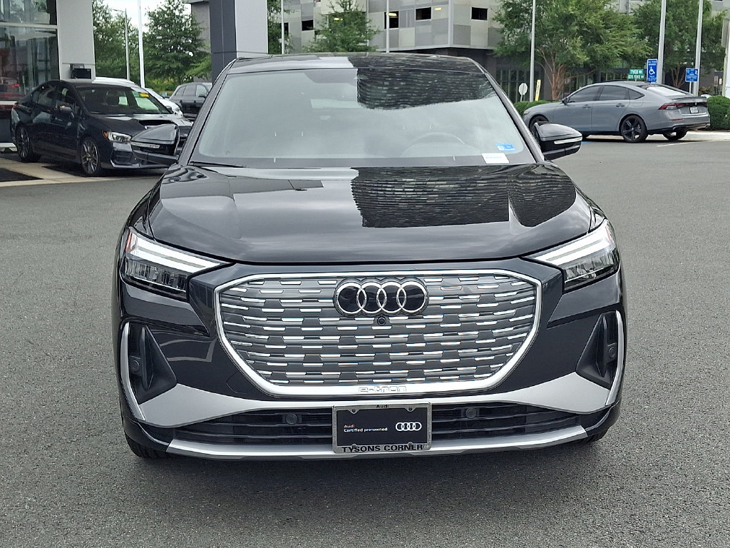 Certified 2024 Audi Q4 Sportback e-tron Premium with VIN WA12UBFZ4RP053586 for sale in Vienna, VA