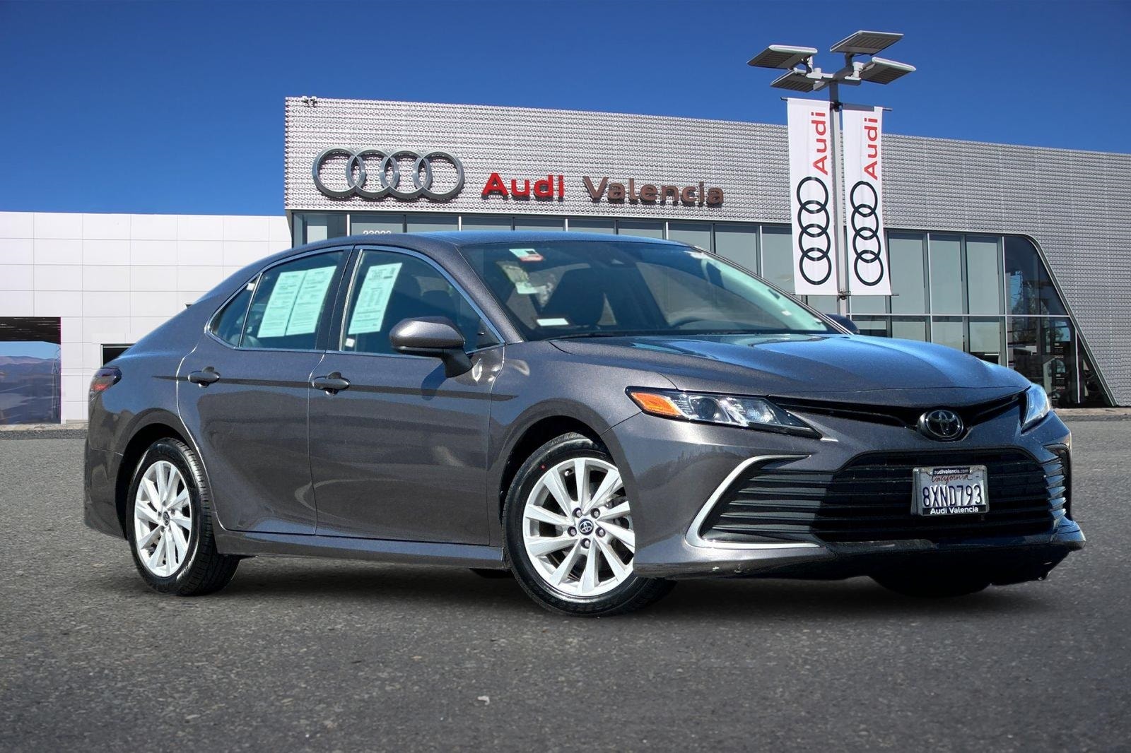 Used 2022 Toyota Camry LE with VIN 4T1C11AK6NU637678 for sale in Valencia, CA
