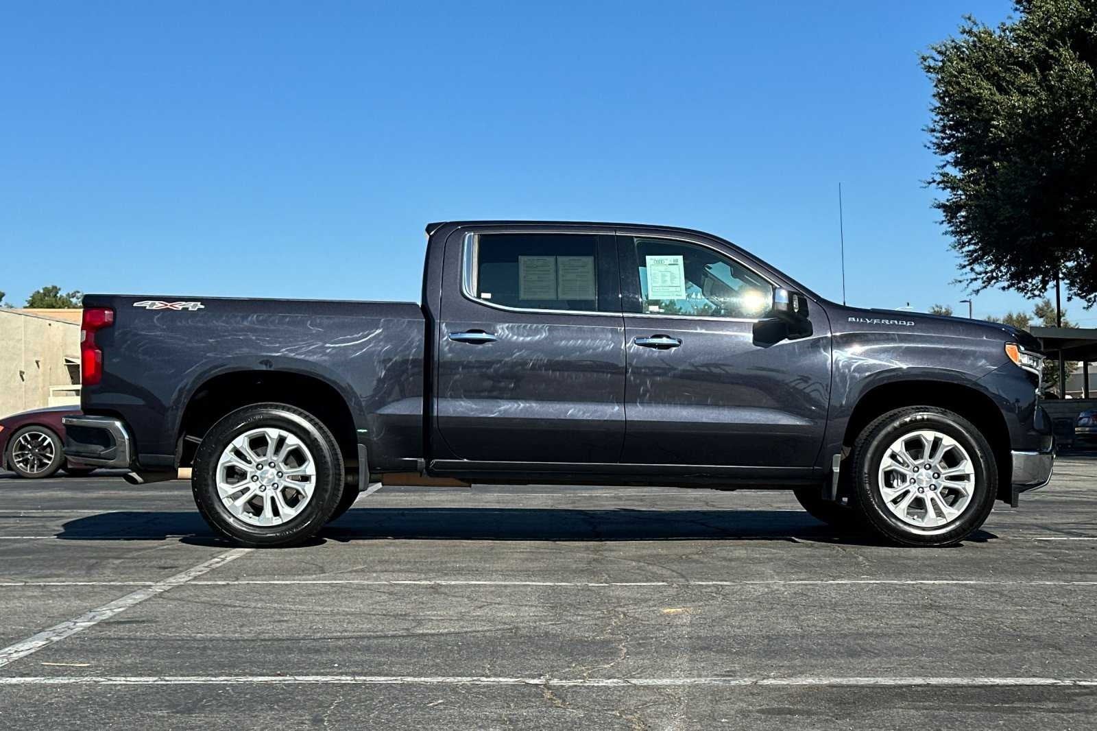 Used 2023 Chevrolet Silverado 1500 LTZ with VIN 2GCUDGED4P1105911 for sale in Valencia, CA