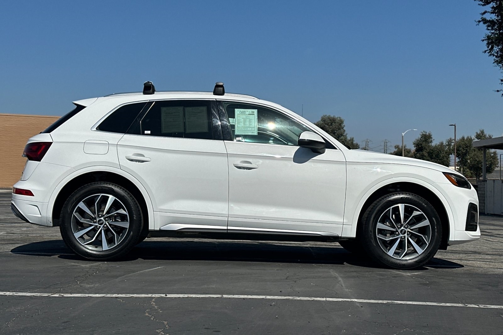 Certified 2021 Audi Q5 Premium Plus with VIN WA1BAAFY5M2017695 for sale in Valencia, CA