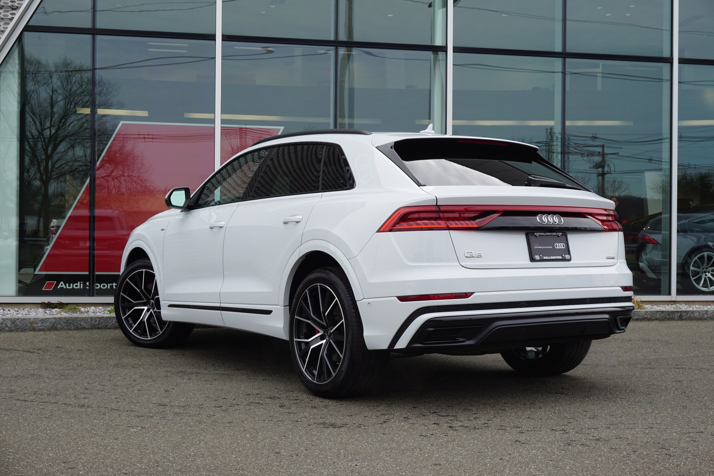 Certified 2022 Audi Q8 Premium Plus with VIN WA1EVBF18ND021854 for sale in Wallingford, CT