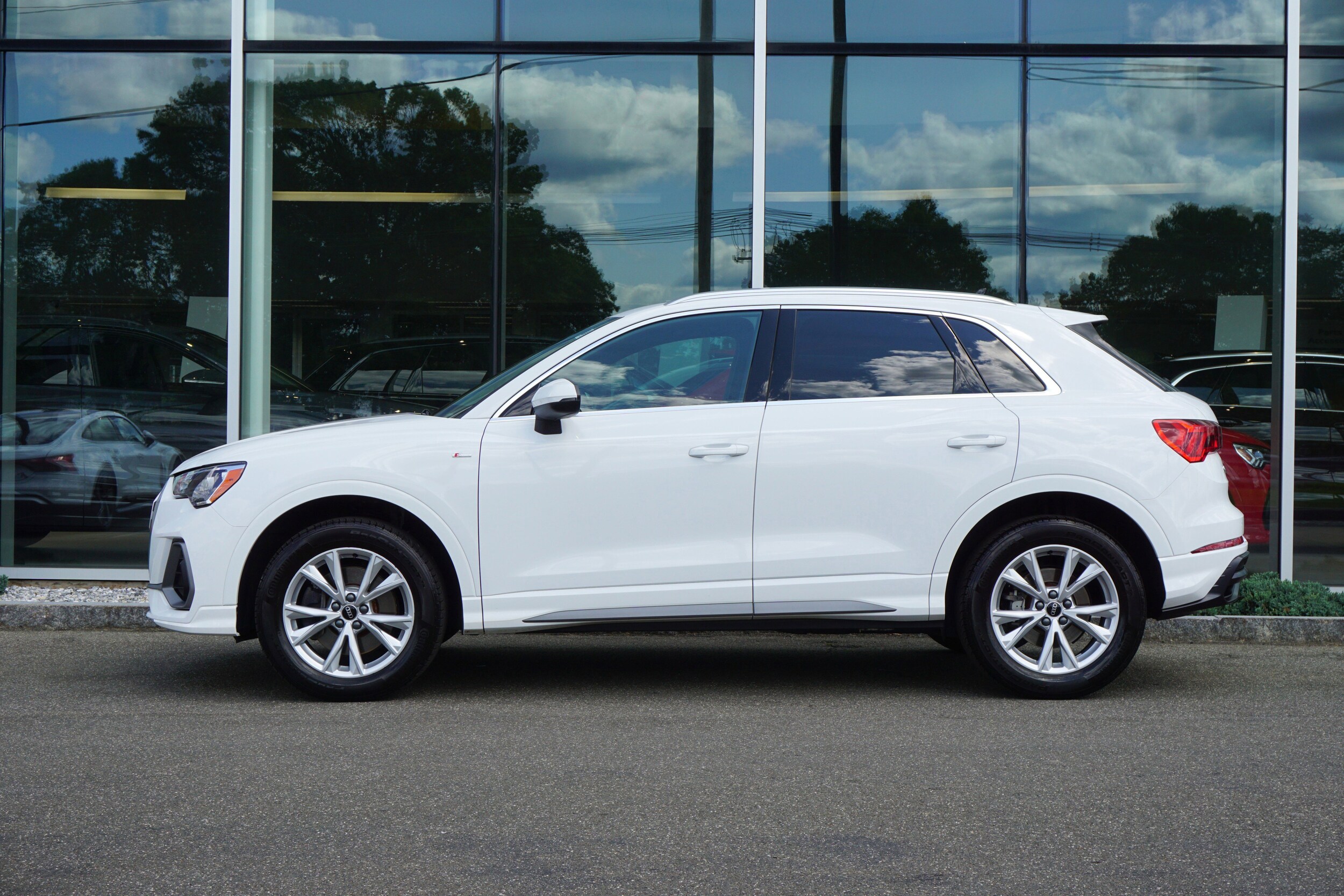 Certified 2022 Audi Q3 S Line Premium with VIN WA1DECF30N1130233 for sale in Wallingford, CT