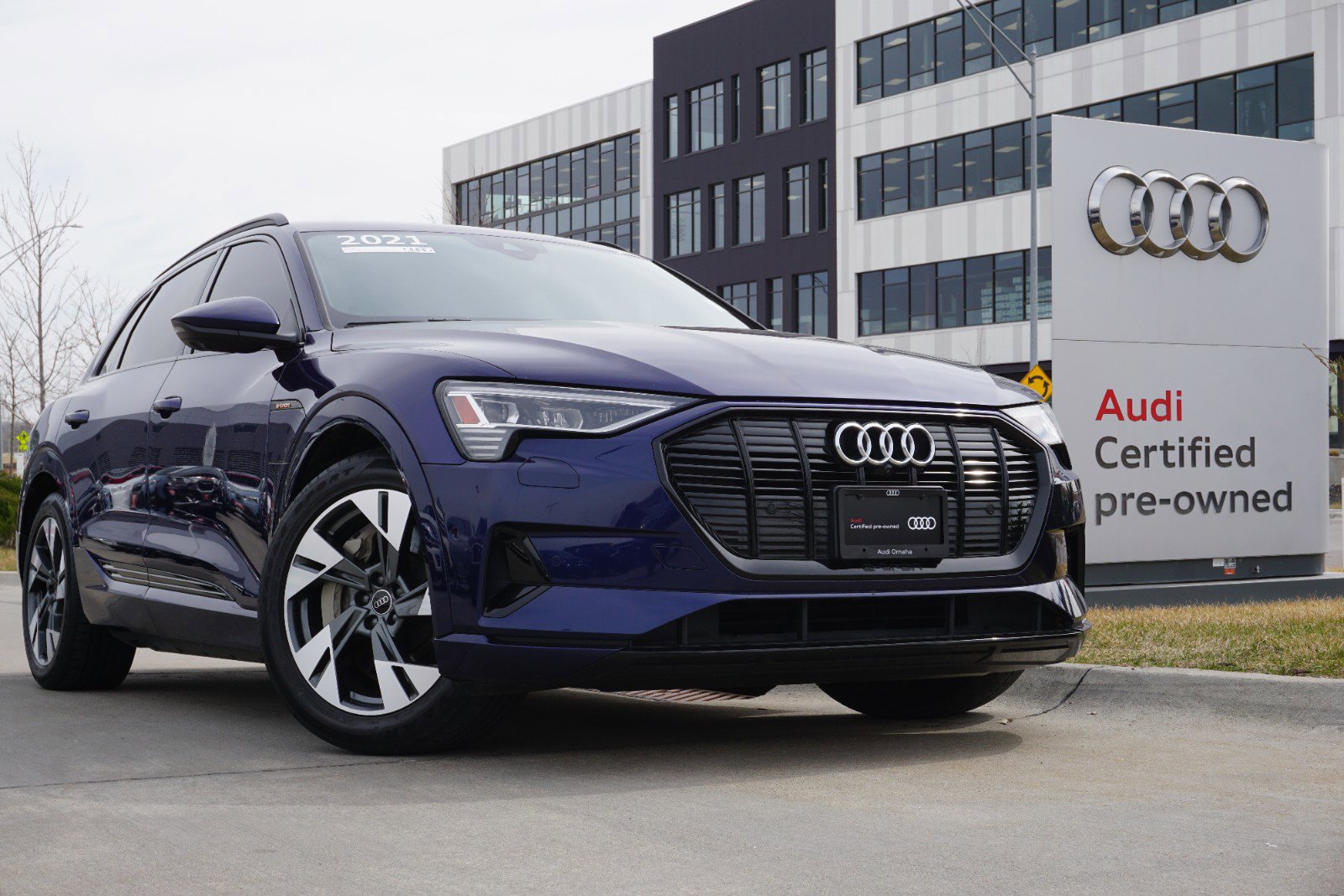Certified 2021 Audi e-tron Premium with VIN WA1AAAGE3MB019025 for sale in Omaha, NE