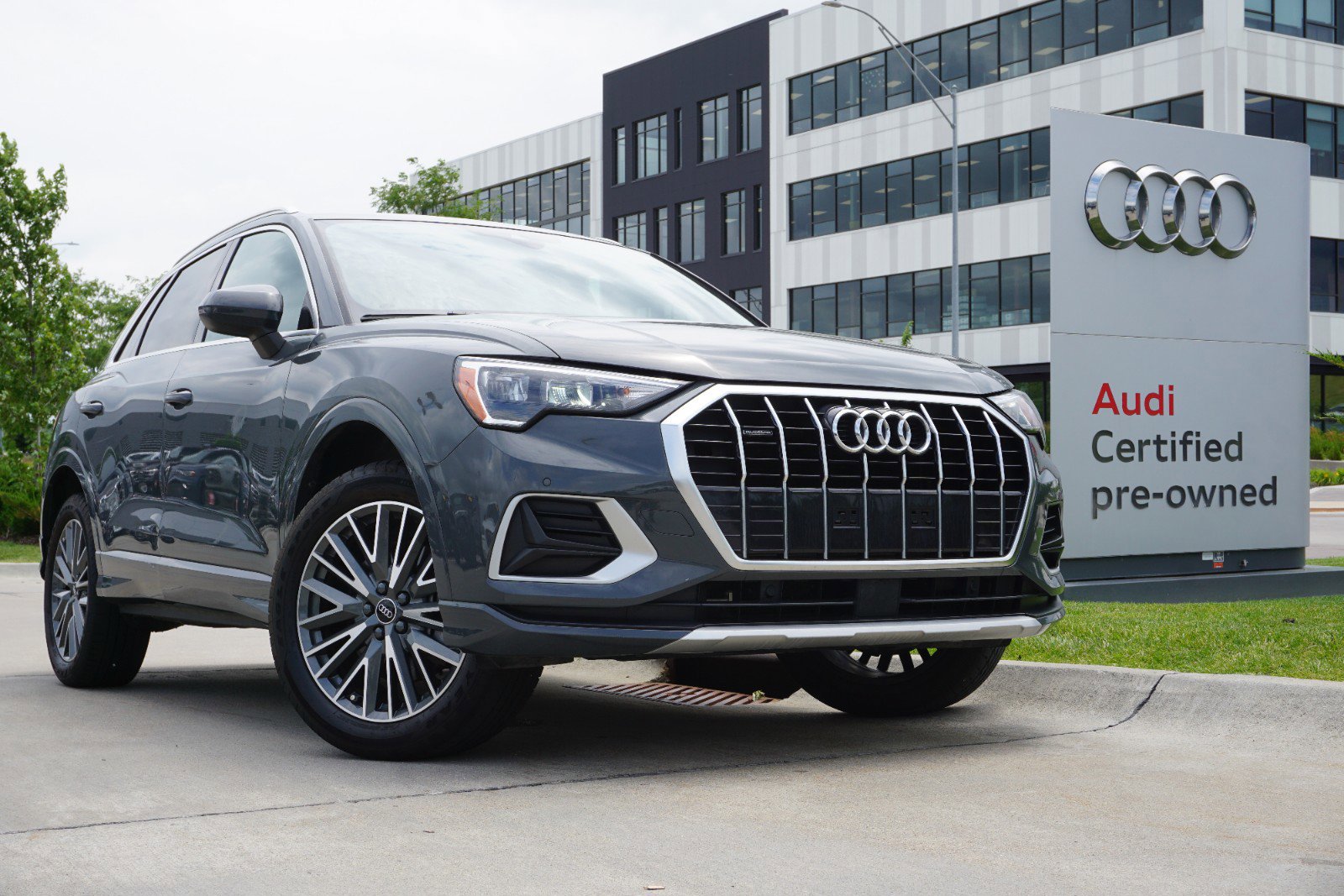 Certified 2021 Audi Q3 Premium with VIN WA1AUCF37M1146739 for sale in Omaha, NE