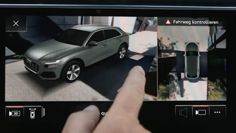 Top view camera system with Virtual 360 view
