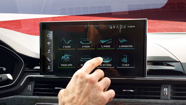 2023 Audi A5 touchscreen display