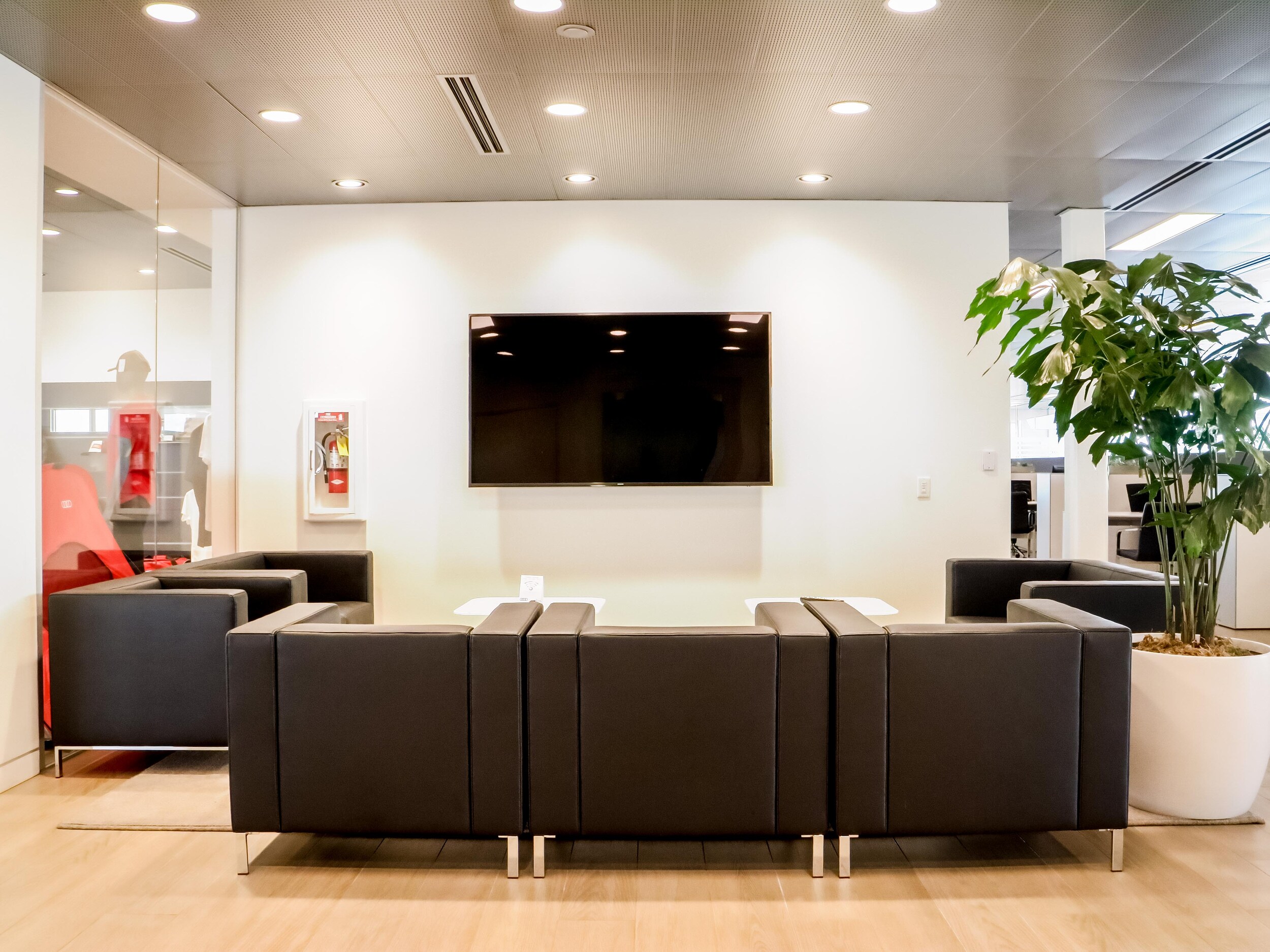 Audi Ontario waiting area