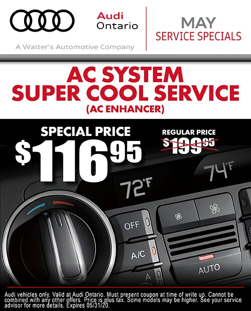 Audi Service Specials in Ontario Audi Service Coupons