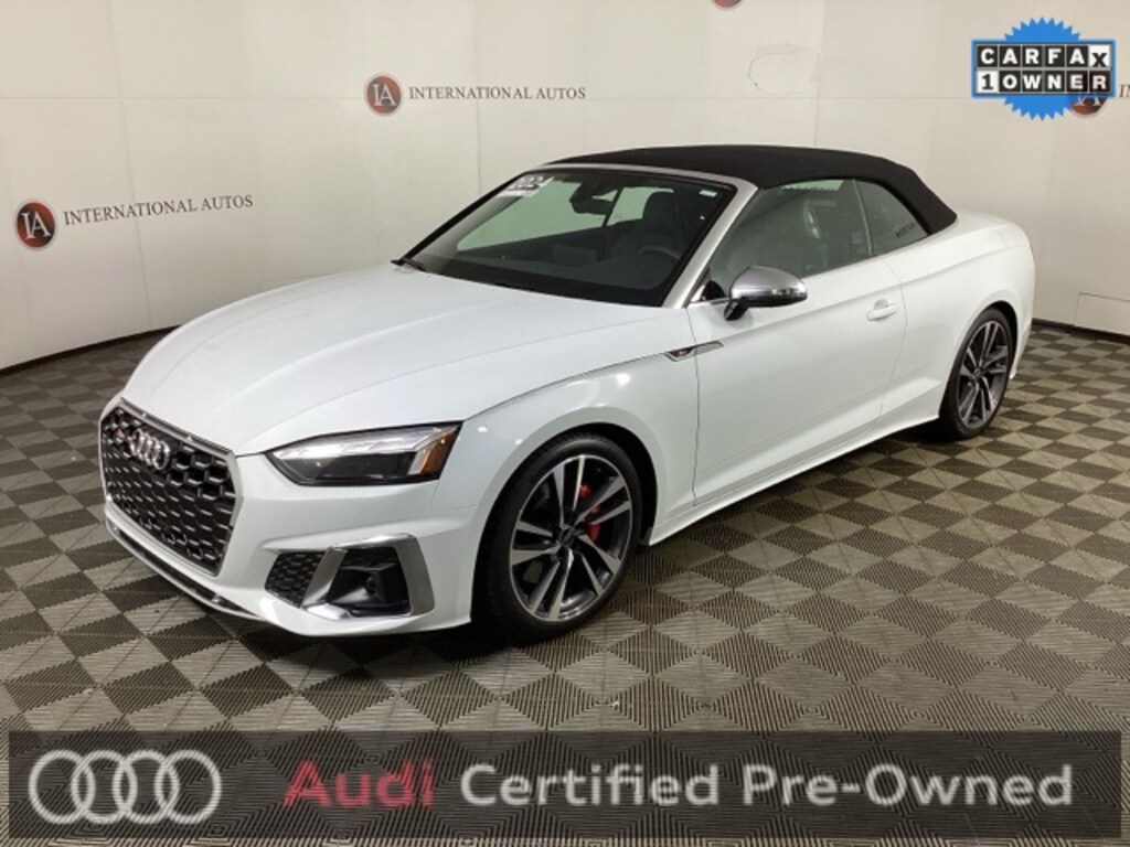 Certified 2024 Audi S5 Cabriolet 3.0T Premium Plus Convertible