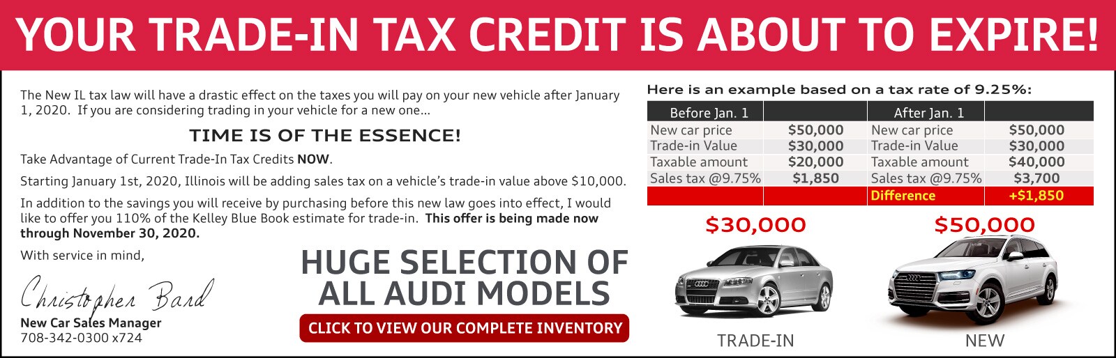 Beat The Tax Audi Orland Park