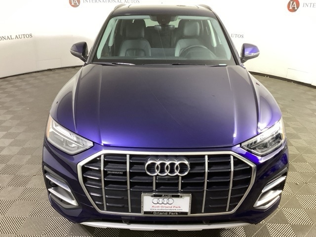 Certified 2021 Audi Q5 Premium Plus with VIN WA1BAAFY2M2137101 for sale in Tinley Park, IL