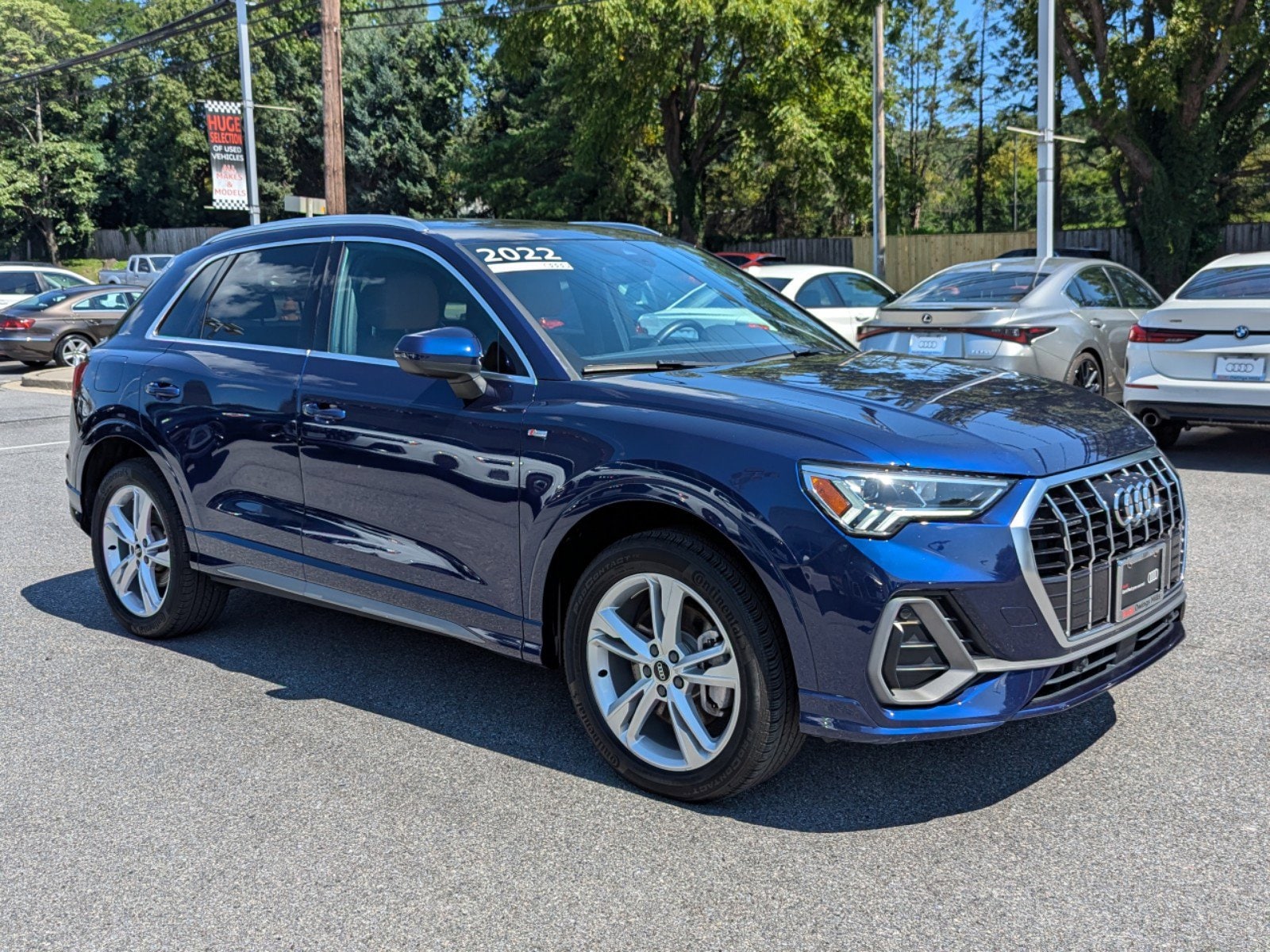 Used 2022 Audi Q3 S Line Premium Plus with VIN WA1EECF30N1007486 for sale in Owings Mills, MD