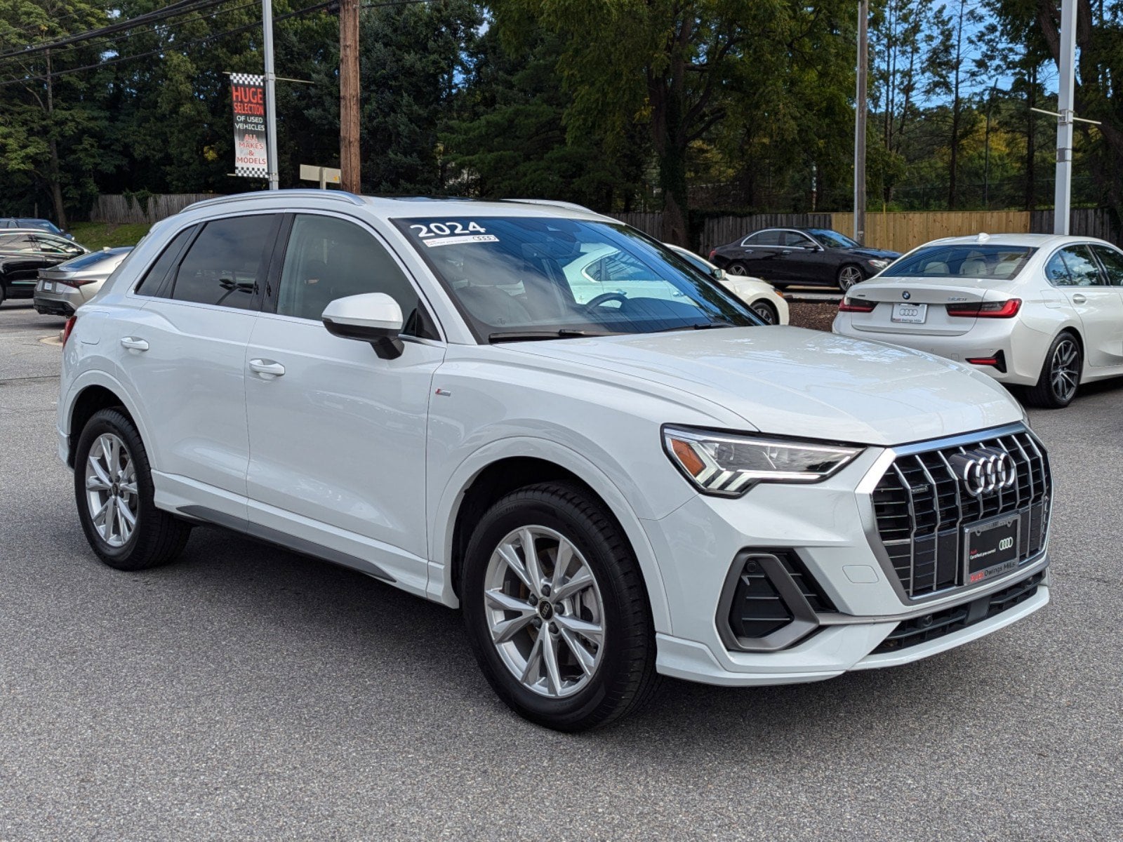 Certified 2024 Audi Q3 S Line Premium Plus with VIN WA1EECF34R1019517 for sale in Owings Mills, MD