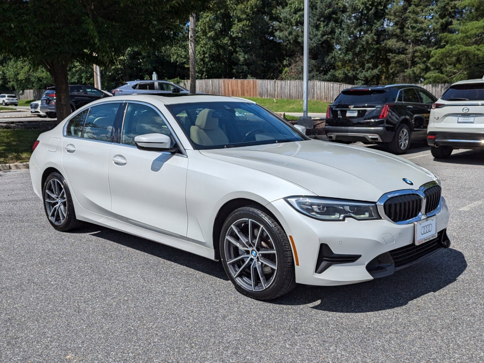 Used 2021 BMW 3 Series 330i with VIN 3MW5R7J07M8B92173 for sale in Owings Mills, MD