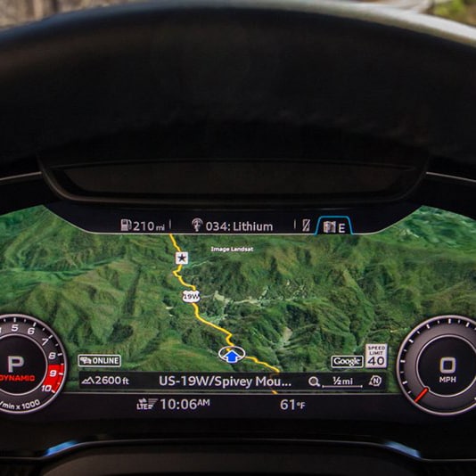 Audi R8 Navigation