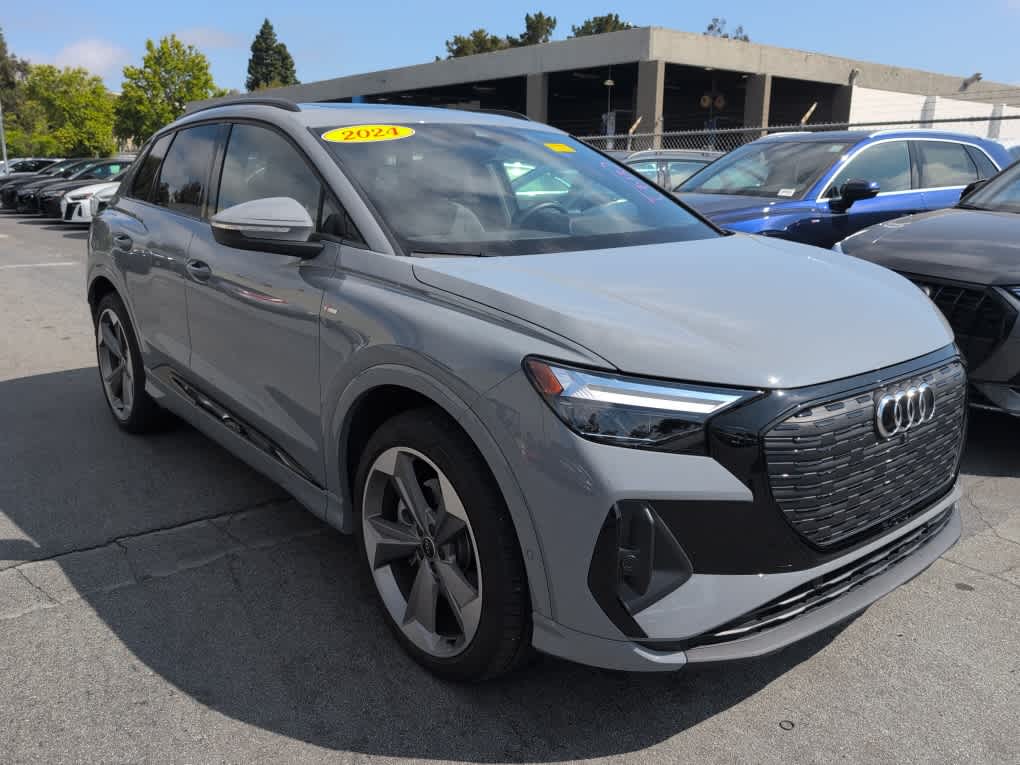 Used 2024 Audi Q4 e-tron Premium Plus with VIN WA1LUBFZ0RP084001 for sale in Palo Alto, CA