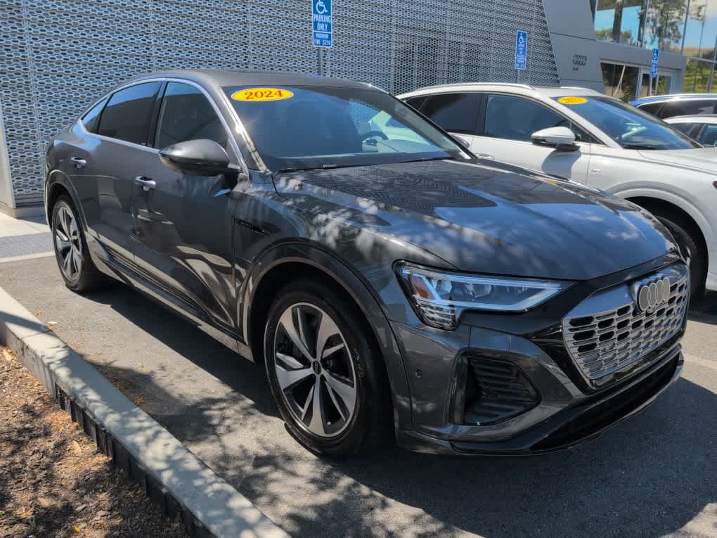 Used 2024 Audi Q8 Sportback e-tron Premium Plus with VIN WA1CAAGE5RB034853 for sale in Palo Alto, CA