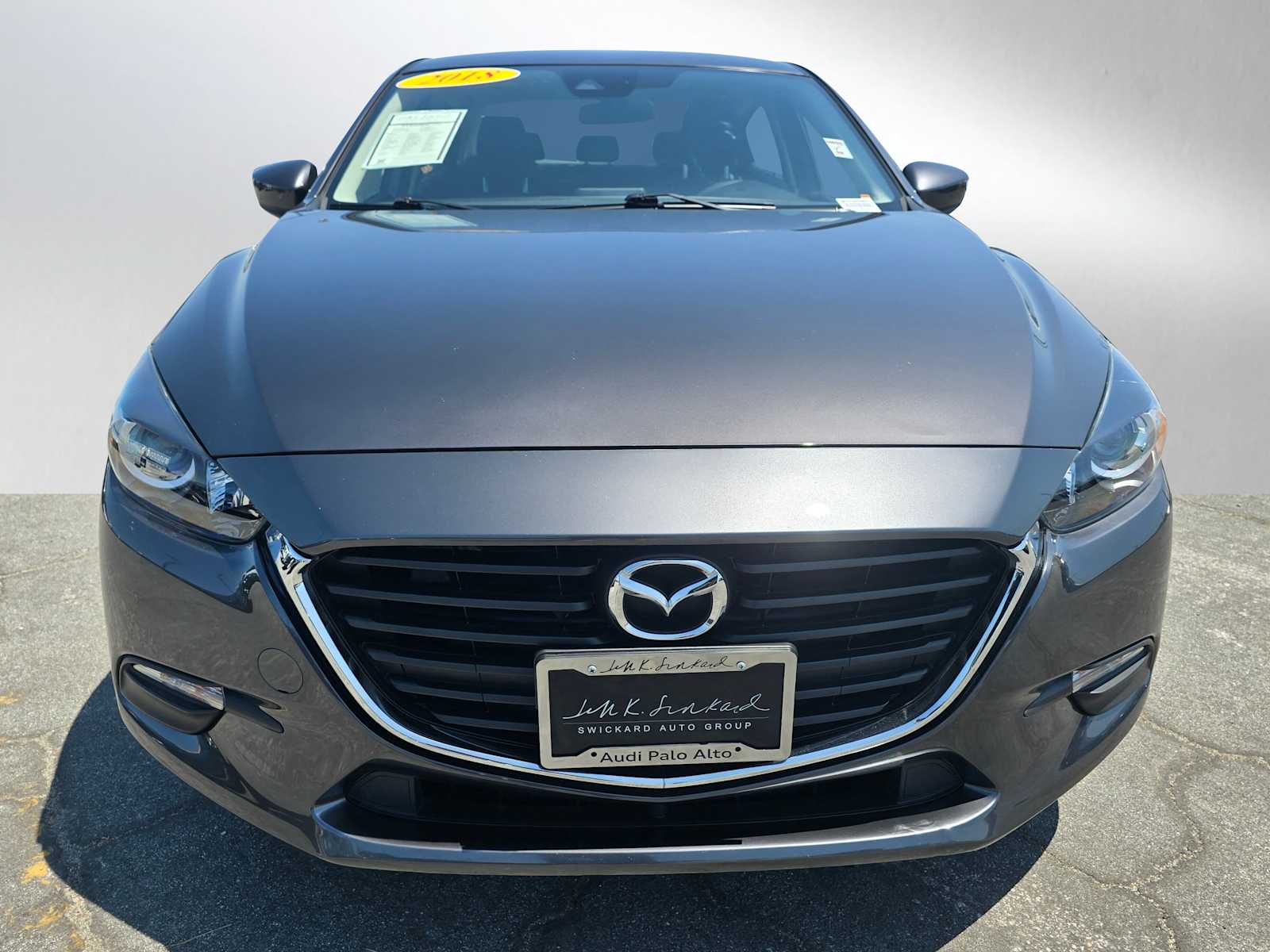 Used 2018 Mazda Mazda3 Sport with VIN 3MZBN1U77JM273598 for sale in Palo Alto, CA