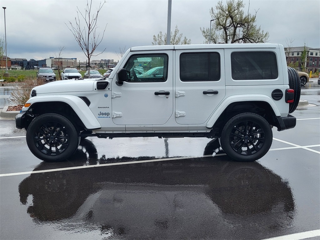 Used 2024 Jeep Wrangler 4xe Sahara 4XE with VIN 1C4RJXP64RW208156 for sale in Littleton, CO