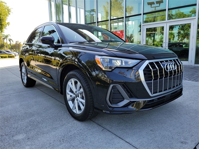 Certified 2021 Audi Q3 S Line Premium with VIN WA1DECF3XM1099202 for sale in Pembroke Pines, FL