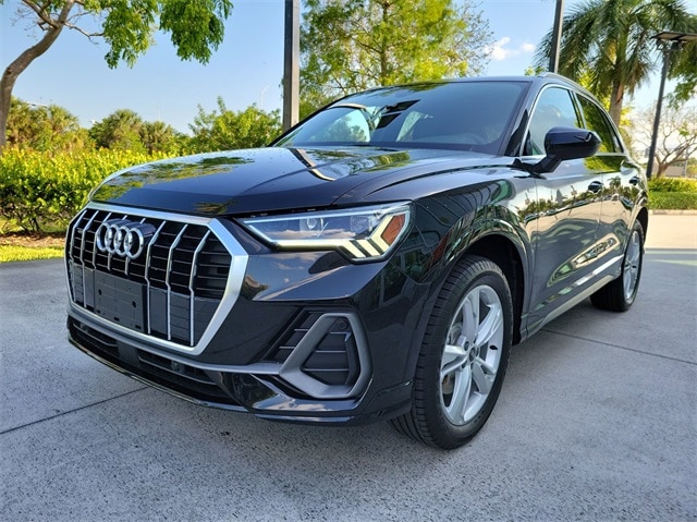 Certified 2021 Audi Q3 S Line Premium Plus with VIN WA1EECF3XM1071419 for sale in Pembroke Pines, FL