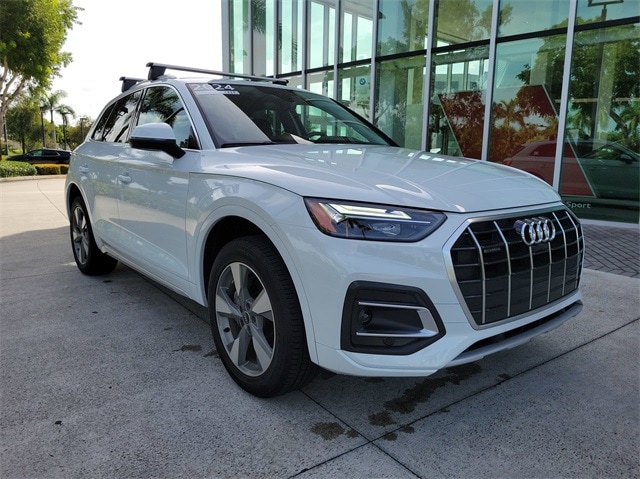 Certified 2024 Audi Q5 Premium Plus with VIN WA1BBAFY9R2014545 for sale in Pembroke Pines, FL