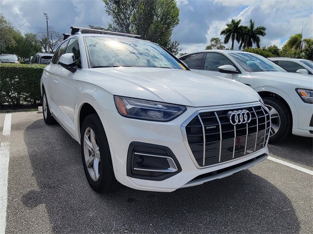 Used 2021 Audi Q5 Premium with VIN WA1AAAFY6M2062673 for sale in Pembroke Pines, FL