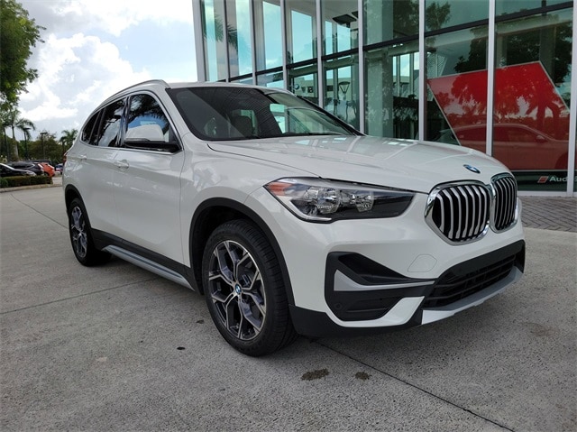 Used 2021 BMW X1 28i with VIN WBXJG7C00M5T58781 for sale in Pembroke Pines, FL