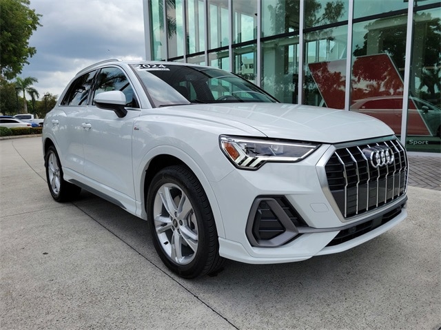 Certified 2024 Audi Q3 S Line Premium with VIN WA1DECF33R1027569 for sale in Pembroke Pines, FL