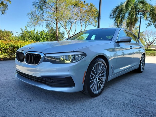 Used 2019 BMW 5 Series 540i with VIN WBAJE5C55KWA98727 for sale in Pembroke Pines, FL