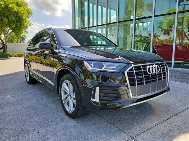 Used 2022 Audi Q7 Premium with VIN WA1AJBF77ND013081 for sale in Pembroke Pines, FL