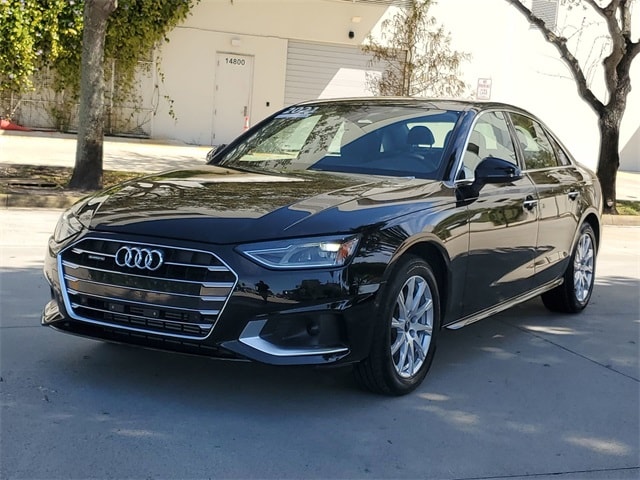 Used 2021 Audi A4 Premium with VIN WAUABAF4XMA077938 for sale in Pembroke Pines, FL