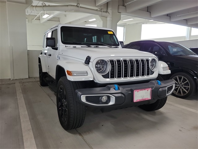 Used 2024 Jeep Wrangler 4xe Sahara 4XE with VIN 1C4RJXP63RW143980 for sale in Pembroke Pines, FL