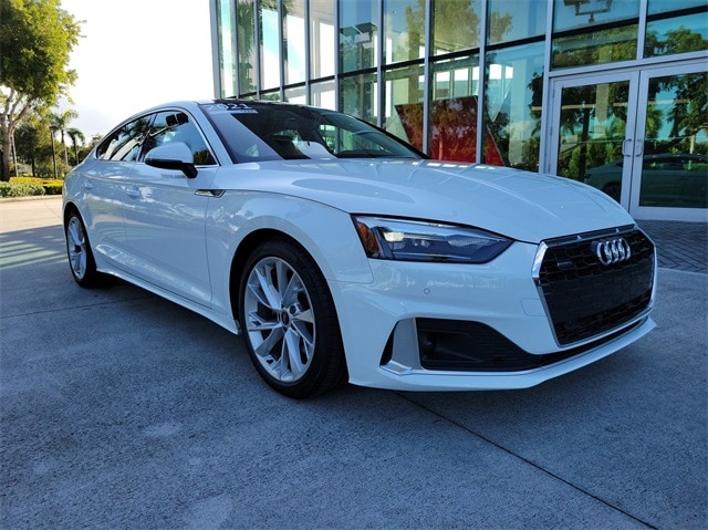 Used 2021 Audi A5 Sportback Premium with VIN WAUABCF5XMA044958 for sale in Pembroke Pines, FL