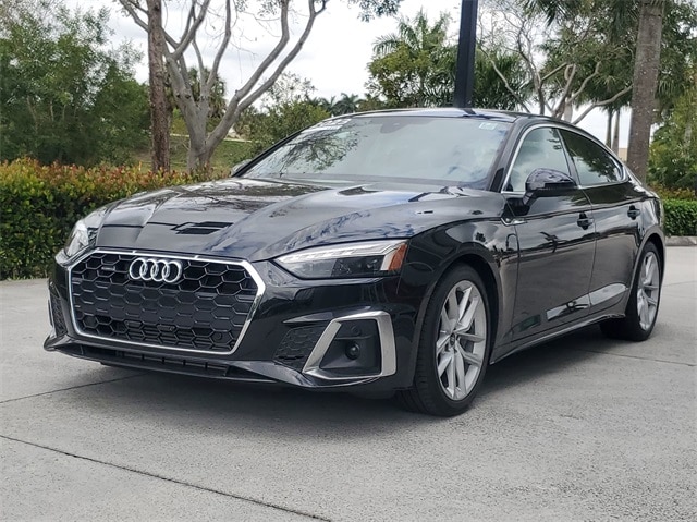 Certified 2023 Audi A5 Sportback Premium with VIN WAUDACF54PA011054 for sale in Pembroke Pines, FL