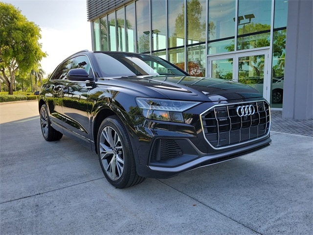Used 2021 Audi Q8 Premium Plus with VIN WA1EVAF14MD038160 for sale in Pembroke Pines, FL