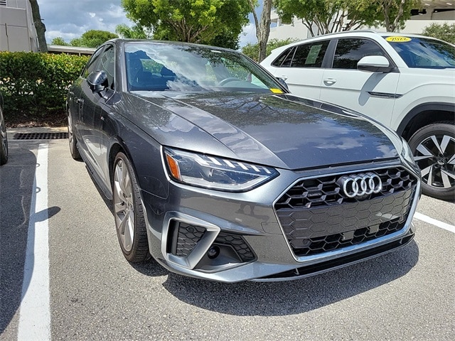 Used 2021 Audi A4 Premium Plus with VIN WAUEAAF44MN016257 for sale in Pembroke Pines, FL